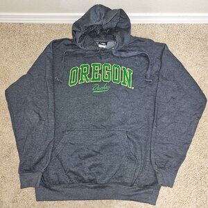 Oregon Ducks Hoodie - Dark Grey/Green